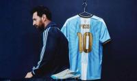 Messi to wear special golden jersey in Argentina farewell
