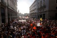World AFP Thousands march in Madrid over eviction of 87-year-old woman