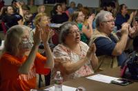 Opponents of ICE facility in Alexandria hold their own forum after public hearing cancelled