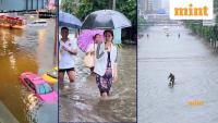 Bangkok flood ‘disaster’: Heavy rain causes havoc; Homes, shops and roads are waterlogged | Watch