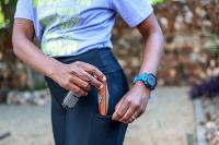 South African women run armed, alert and afraid
