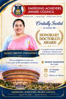 Mangaluru author Reshel Fernandes to receive honorary doctorate in literature
