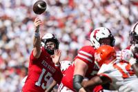 Romaine has 2 quick pick-6s as No. 11 Texas Tech beats Sam Houston 49-14 for 11th home win in row