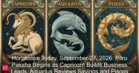 Horoscope Today, September 27, 2026: Pitru Paksha Begins as Capricorn Builds Business Leads, Aquarius Reviews Savings and Pisces Takes the Lead