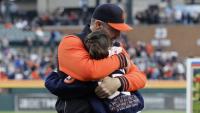 Justin Verlander shares emotional moment with his daughter upon exiting final career start