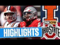 Illinois Fighting Illini vs No. 7 Ohio State Buckeyes Highlights 🏈 FOX College Football