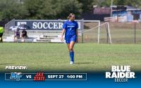 Women’s Soccer to begin Conference USA play with road tilt at Jax State
