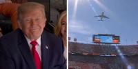 MASSIVE Texas-Tennessee crowd cheers as Trump attends SEC football game