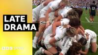 Late try seals dramatic win for England over New Zealand