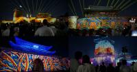 Colourful projections transform centuries-old Suwon Hwaseong Fortress for nighttime media art festival
