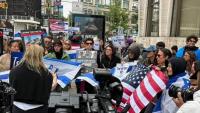 New York protests ‘NAZA’ as Spain embraces film