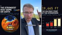 Tennessee was under the world's strongest heat dome as Memphis and Nashville hit 100