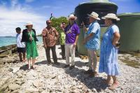 Tongareva welcomes PM, partners as wharf project moves forward
