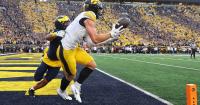 Iowa stuns Michigan with September's second last-second touchdown pass in the Big House