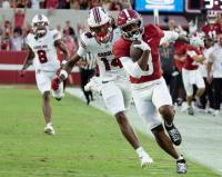 Keelon Russell (5 TDs), No. 8 Alabama coast past South Carolina
