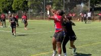 Los Angeles Rams host event for top girls flag football players