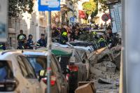 Six dead after explosion destroys building in central Athens