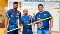 Rumesh Tharanga receives new javelin in Japan
