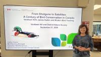 Lesley Howes takes Nature Society through 100 years of bird conservation in Canada