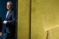 Albanese is talking to empty rooms