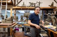 He made one of the greatest pieces of public art in Philly. He also made the Rizzo statue.