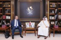 Qatar Central Bank Governor meets Algerian Minister of Finance