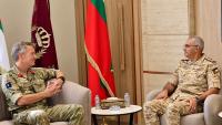 Jordan army chief meets British land forces commander