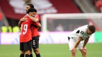 A Pharaohs player joins Salah in leaving the camp