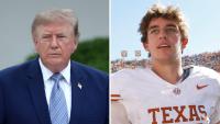 President Donald Trump weighs in on Arch Manning amid appearance at Texas vs Tennessee