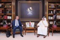 Governor of QCB meets Algerian Minister of Finance