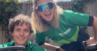Daughter's epic cycling challenge inspired by father's cancer fight