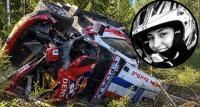 Villa de Llanes Rally: A 20-year-old co-driver died trapped in her burning car.
