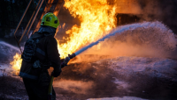 Russian attack destroys warehouse containing Kärcher equipment and products