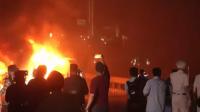 Students protesting outside LPU clash with Punjab Police, vehicles set on fire