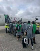 Super Eagles Depart Uyo For Crucial Guinea-Bissau AFCON Qualifier
