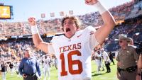 Arch Manning victorious vs Tennessee in first game at Neyland Stadium