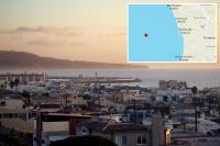 Earthquake strikes just off coast of Los Angeles as floors shake Sunday morning