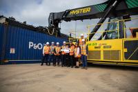 UK’s first hydrogen fuel cell-powered ReachStacker
