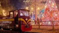 Spectacular Christmas lantern walk with Santa train at world famous Longleat Safari Park