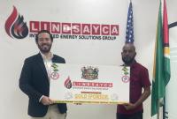 Lindsayca Energy Bats with 3rd One Guyana Inter-Region Softball Cricket Cup