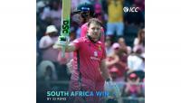 Miller, Bavuma, Maharaj shine as South Africa beat Australia by 32 runs, clinch ODI series