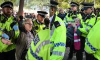 Human rights barrister, 94, among Palestine Action protesters arrested outside Labour conference in Liverpool