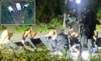 Hero farmer who alerted cops to RAF terror threat reveals how she stumbled upon 'five balaclava-clad men' after driving home from party - despite Trump claiming group were being watched
