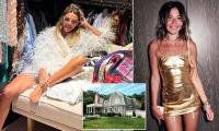Socialite ousted from her Hamptons mansion after sensational divorce from billionaire art mogul airs ALL her dirtiest laundry... as she vows to never show her face in NYC again after humiliating public spat