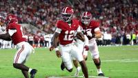 College Football Week 5 Opening Odds for Every Top-25 Game (Alabama Favored vs. Miss St, Florida Favored on Road)
