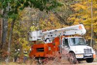 Power outages, downed trees surge across coast amid weekend nor’easter