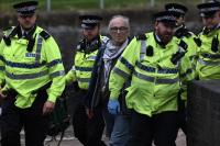 Pro-Palestine protesters arrested outside UK’s ruling Labour Conference in Liverpool