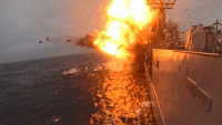 American warship sunk off Scottish coast by UK-US forces