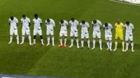 Ireland players snub Israel handshakes and take action during national anthem before match