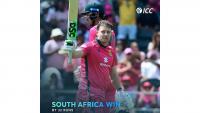 SA vs AUS 2nd ODI: South Africa beat Australia by 32 runs, win series
